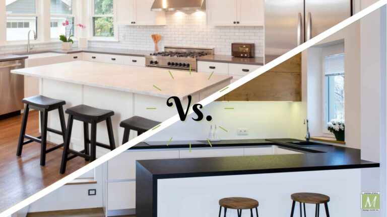 Kitchen Island vs. Kitchen Peninsula
