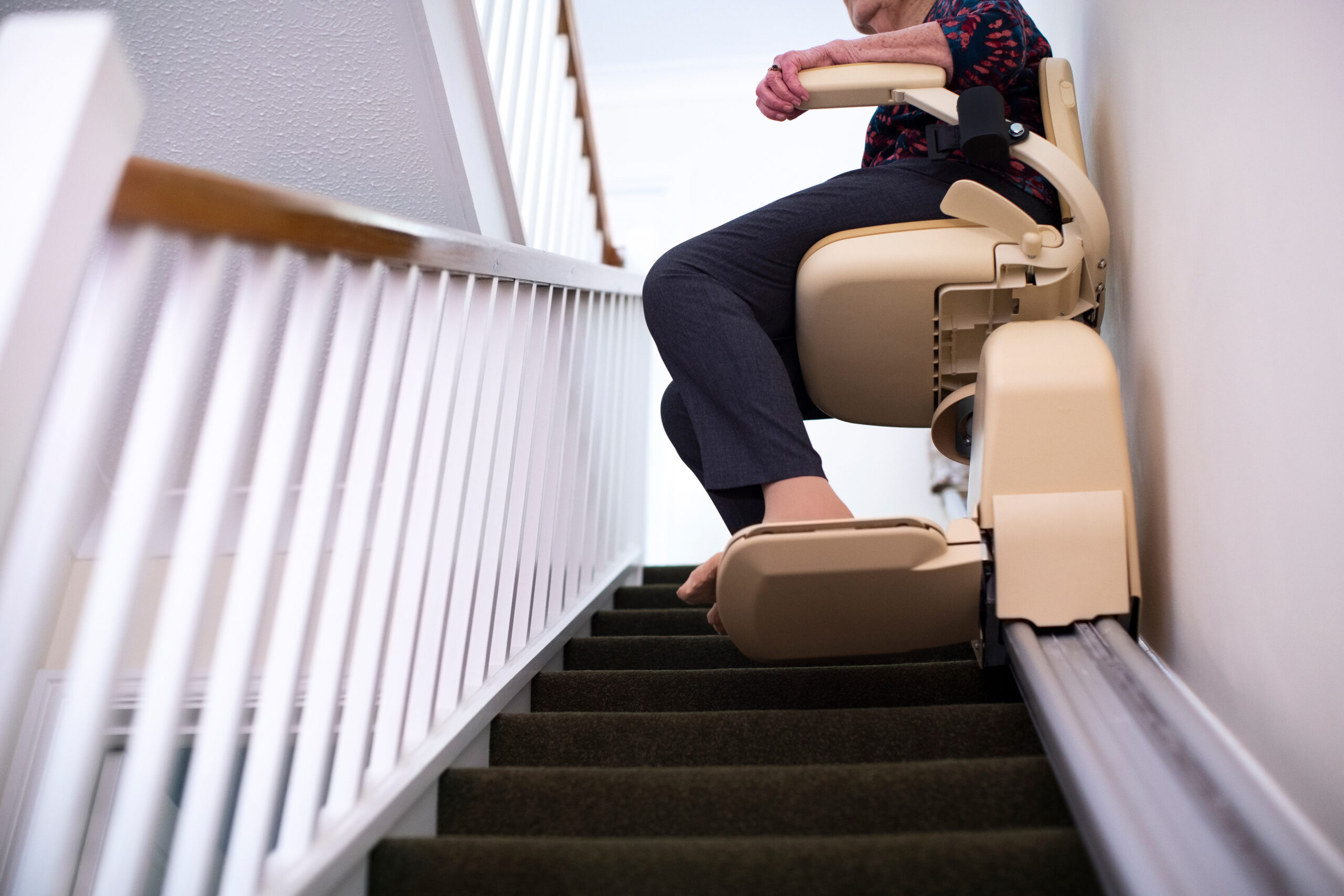 stair lift in adaptive house