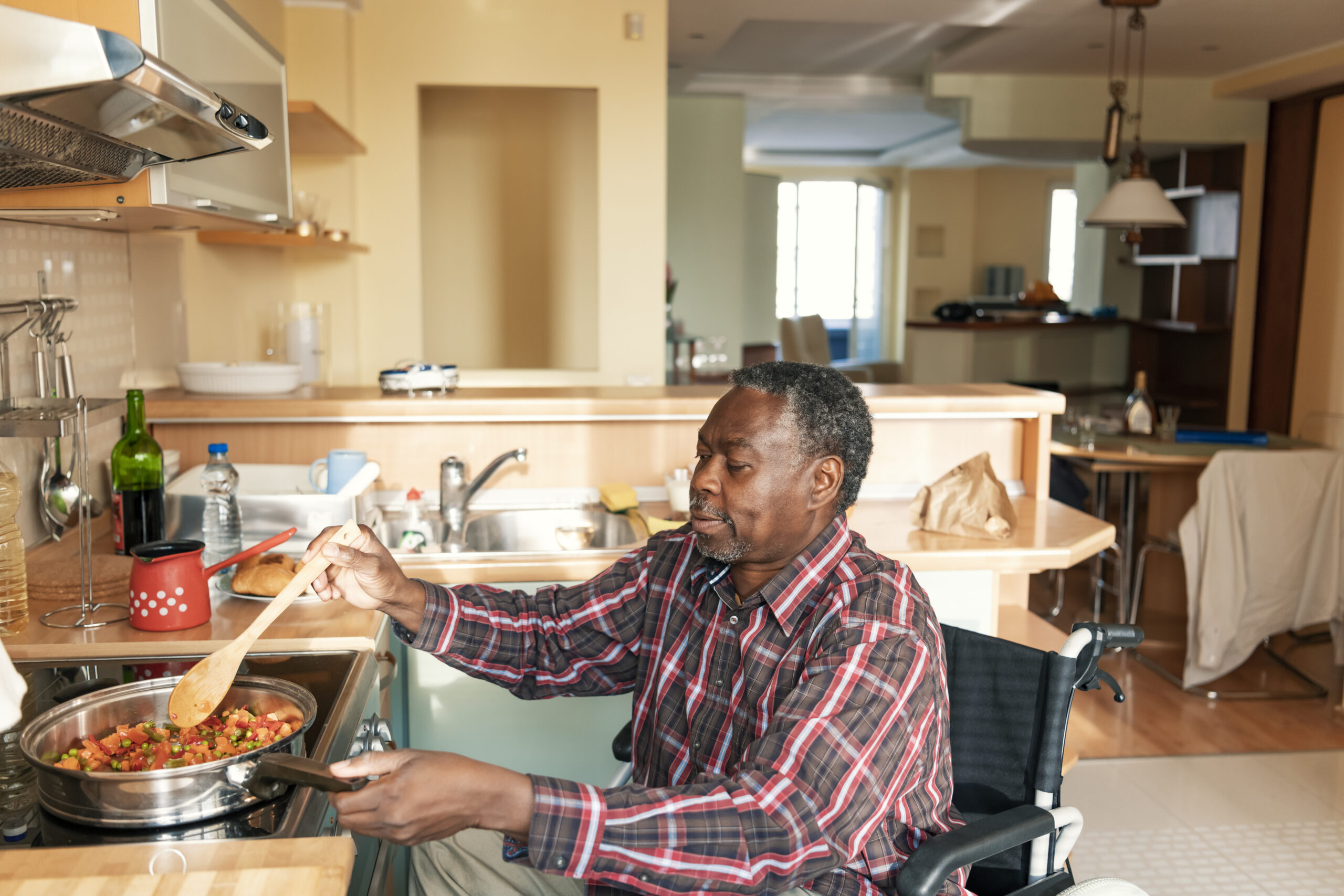 wheelchair accessible kitchen