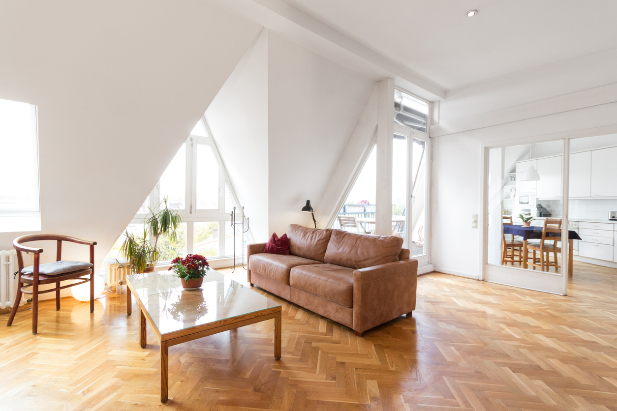 apartment with windows