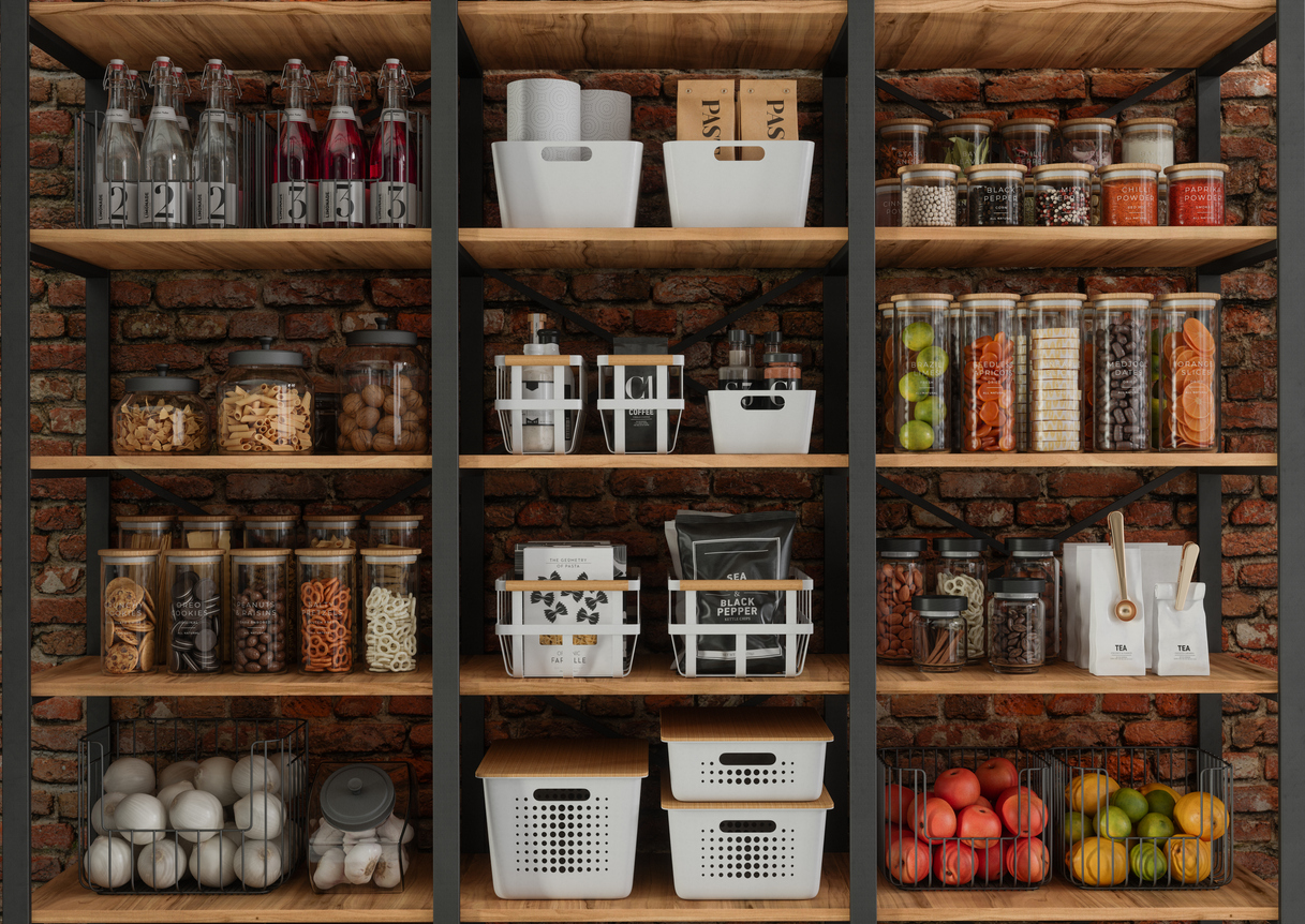 Organized Pantry Items